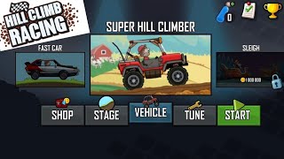 Hill Climb Racing New Car SUPER HILL CLIMBER - NEW WORLD RECORD!!!!!