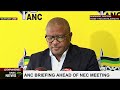 ANC SG Fikile Mbalula briefs media ahead of party's NEC meeting this weekend