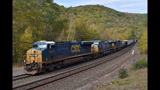 CSX on Washington Hill: October 2018 (with manned helpers)