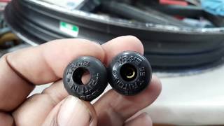 How To Install Tubeless Valve in Rim.