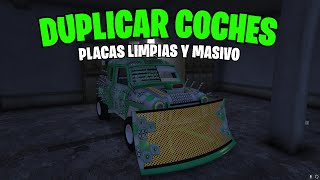 COMO DUPLICAR COCHES SOLO SIN AYUDA MASIVO PLACAS LIMPIAS EN GTA V ONLINE | PS4/PS4/XBOX