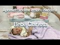 Apresentando e Embrulhando a Bebezinha Clarissa - ASMR