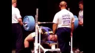 Johan Vikberg (SWE) 3.attempt: 265 kg - 2000 EPF European Men's Benchpress Championships +125 kg