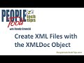 Create XML Files with the PeopleCode XMLDoc Object