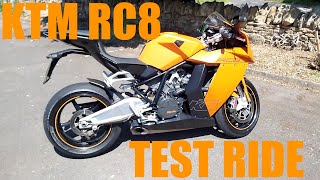 KTM RC8 Test ride