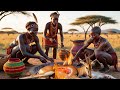 Unlock The Secrets Of Hadzabe Hunting And Cooking Techniques | Ancient Tradition | Village #cooking