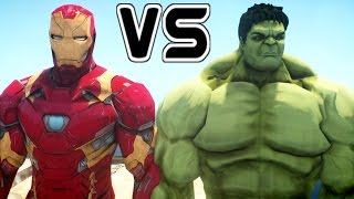 The Hulk vs Iron Man - Mark 46
