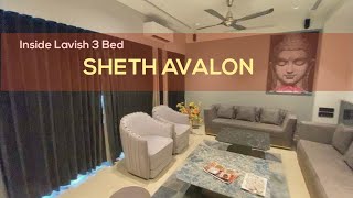 Lavish 3 Bed Fully Furnished Apt At SHETH AVALON, Near Viviana Mall Thane