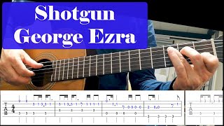 Shotgun - George Ezra - Guitar Tabs - Guitar Tutorial