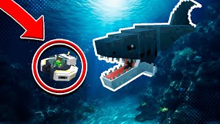 ¿Qué se esconde en los océanos más profundos de Minecraft? 🦈