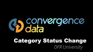 DFRU - Category Status Change