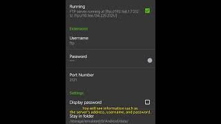 How to use QPython's FTP service to transfer files