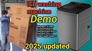 IFB top load 7kg washing machine demo2025. IFB tap load washing machine unboxing. easy to use.#suri