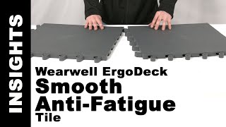 Wearwell ErgoDeck Smooth Interlocking Anti Fatigue Flooring Tiles