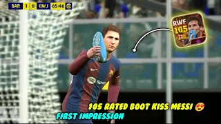 105 Rated Boot Kiss Messi is Not Normal 😱 | eFootball 24