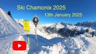 Ski Chamonix 2025 | Le Brevent \u0026 La Flegere | 13/01/25