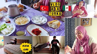 Esto Desayunaban En El Pueblo 😱 Llegó Su Cama Nueva + De Visita #Vlog | Mexicana En Turquía