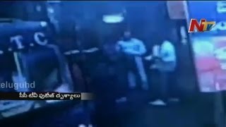 CCTV Visuals of UP Robber Gang Blaze on Suryapet Police : Exclusive