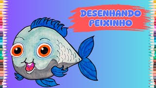 COMO DESENHAR UM PEIXE DIVERTIDO E SUPER COLORIDO | PASSO A PASSO FÁCIL