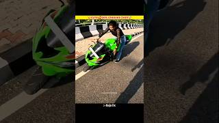 Cute🥰Girl Crashed🤯🥺Zx6r@RajaDc77 #shorts #crash #zx6r #valourrider #motovlog #trending #videos