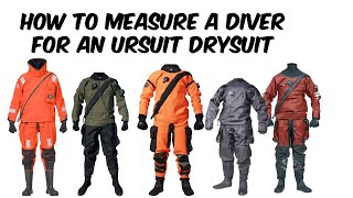 How to Measure a Diver for an URSUIT Dry Suit