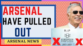 OFFICIAL | ARSENAL CONFIRM SUPER LEAGUE EXIT. KROENKE OUT.#Arsenal News Now