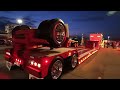 Amazing Light Display  Beautiful Big Semi Trailers Trucks at MATS Truck Show