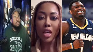 She still going? DJ Akademiks Reacts to Moriah Mills going off on Zion Williamson again
