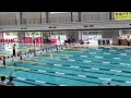 秦由加子選手 100m自由形