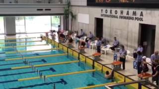 秦由加子選手 100m自由形