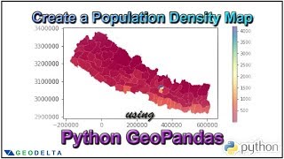 Python Geopandas Tutorial: How to Develop a Population Density Map using Open Data [Part 2]