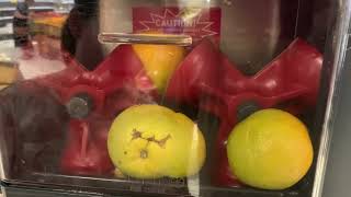 Toowong Coles - fresh orange juice self-serve machine