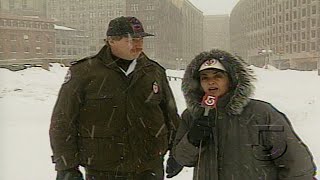 Boston's Blizzard of 1996; WCVB broadcast highlights