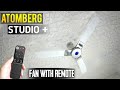 Elevate Your Comfort with Atomberg Studio+ Remote controlled BLDC Fan | Efficiency Meets Elegance!