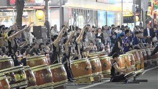 (4K)札幌太鼓連合会 太鼓演奏 ＃６ - 第53回すすきの祭り 2017