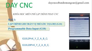 Hướng Dẫn Lập Trình CNC | Bài 1 Lập Trình Ghi Tràn Vị Trí Gốc Tọa Độ |Training CNC