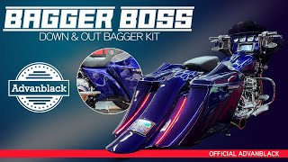 Advanblack Bagger Boss Down and Out Kit