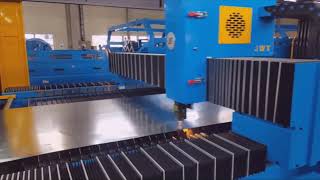 Coil fed Laser cutting line for HVAC ducts and fittings