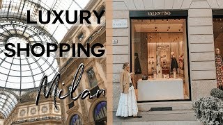 COME LUXURY SHOPPING IN MILAN | LV, CHLOE, FENDI, DIOR, PRADA | MON MODE