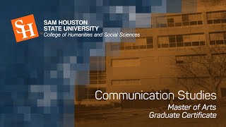 Teach Communication – Master of Arts or Graduate Certificate in Communication Studies at SHSU