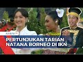 Meriah! Jokowi Apresiasi Pertunjukan Tarian Natana Borneo saat HUT ke-79 RI di IKN