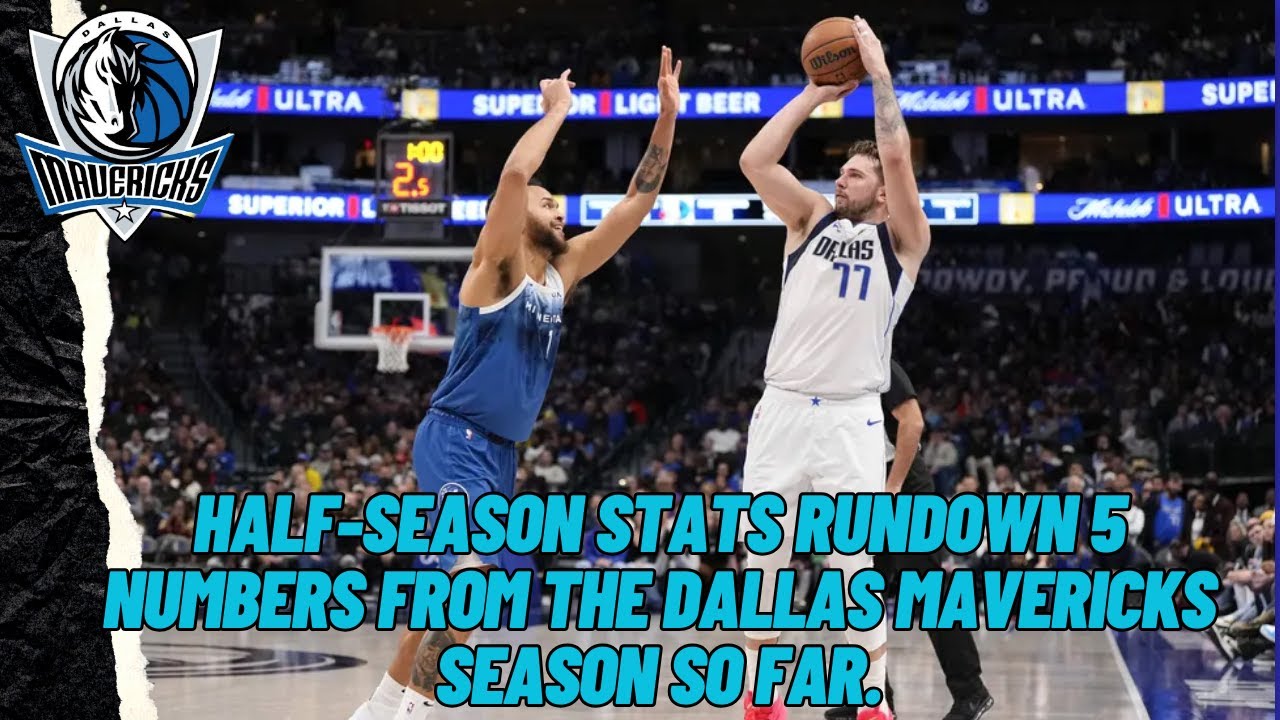 Half Season Stats Rundown 5 Numbers From The Dallas Mavericks Season So ...