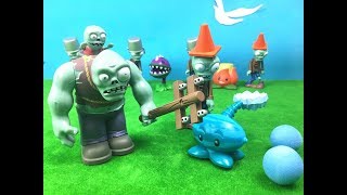冰凍西瓜投手和大僵尸 植物大戰僵尸2玩具 plants vs zombies