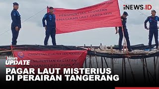 Penampakan Udara Pagar Laut Misterius yang Membentang di Perairan Tangerang - iNews Update