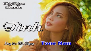 Karaoke - TÌNH Tone Nam | Văn Phụng | Lê Lâm Music