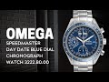 Omega Speedmaster Day Date Blue Dial Chronograph Watch 3222.80.00 | SwissWatchExpo