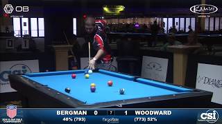 USBTC 10-Ball: Justin Bergman vs Skyler Woodward