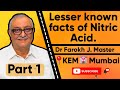 Lesser known facts about Nitric Acid | Explained by Dr Farokh J. Master at KEM Hospital Mumbai | MM