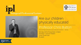 Inaugural Professorial Lecture - Chris Button