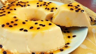 Pudim fácil , rápido , não vai no fogo(pudim de maracujá)😋😋😋#viralvideo#pudim#doces